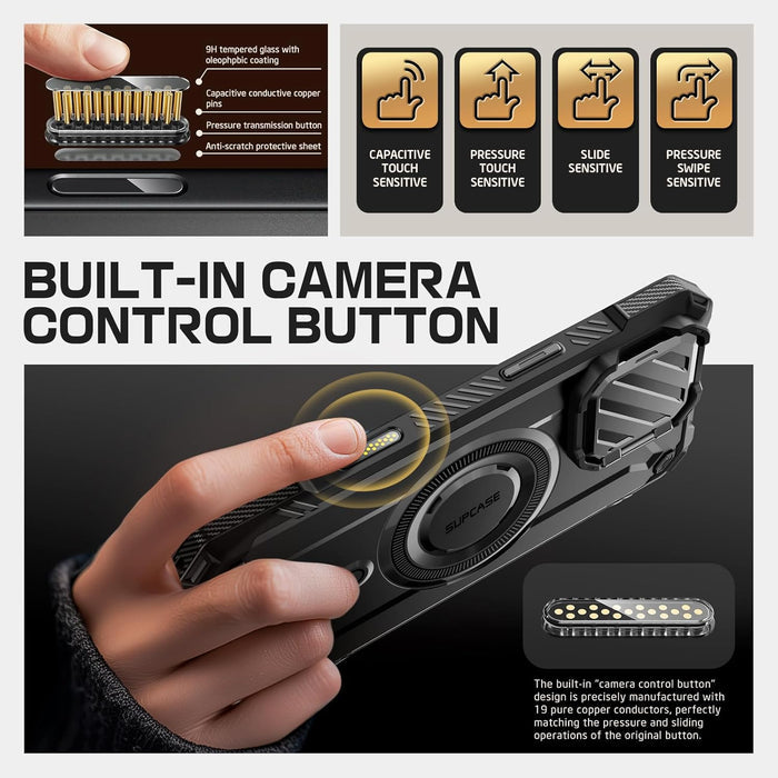 iPhone 16 Pro Max 6.9 inch Unicorn Beetle MAG XT MagSafe Case- Black
