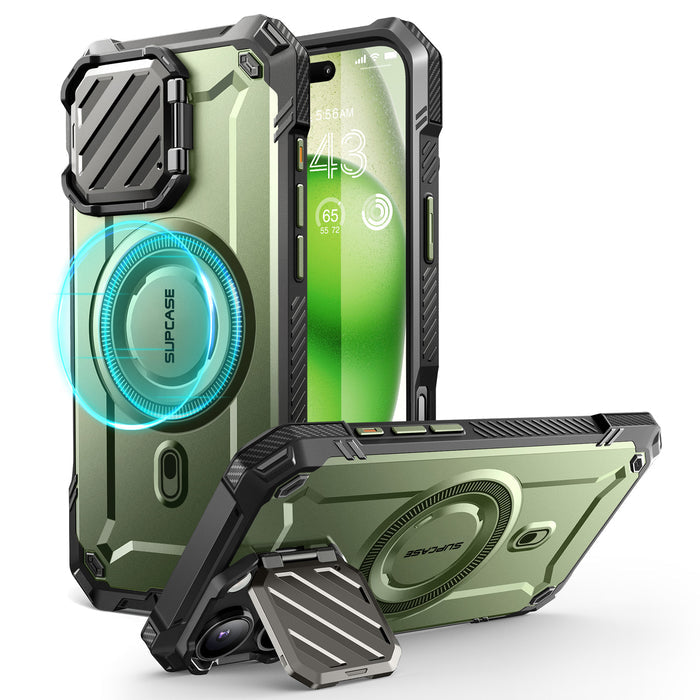 iPhone 16 Pro Max 6.9 inch Unicorn Beetle MAG XT MagSafe Case- Dark Green