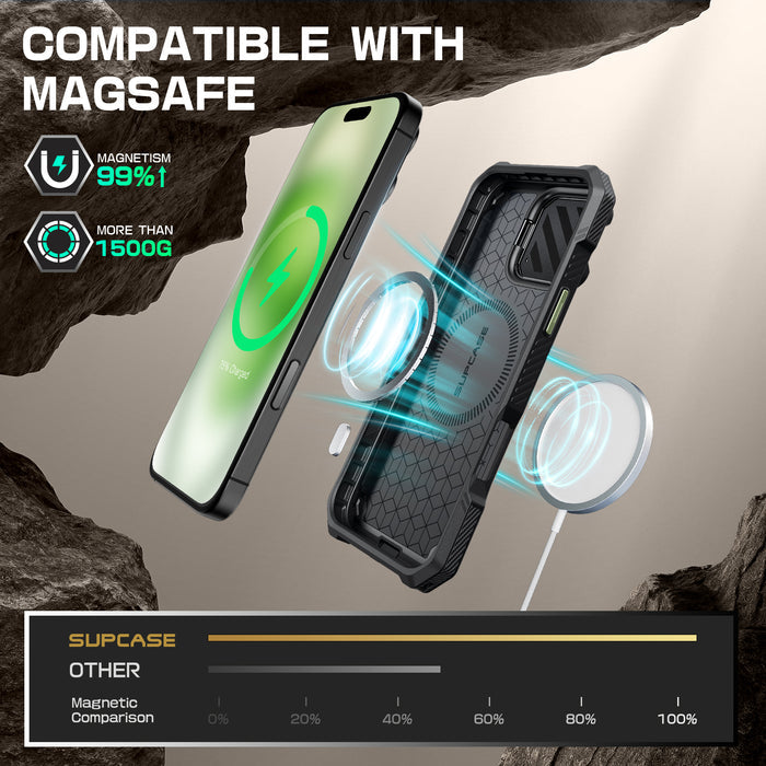 iPhone 16 Pro Max 6.9 inch Unicorn Beetle MAG XT MagSafe Case- Dark Green