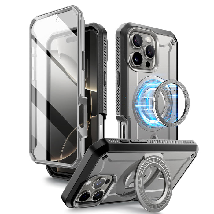 iPhone 16 Pro Max 6.9 inch Unicorn Beetle PRO MAG Rugged MagSafe Case-Titan Gray