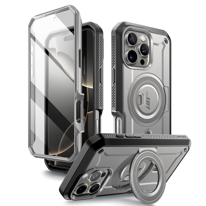 iPhone 16 Pro Max 6.9 inch Unicorn Beetle PRO MAG Rugged MagSafe Case-Titan Gray