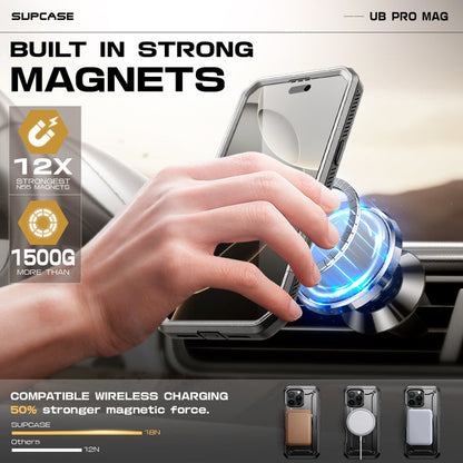 iPhone 16 Pro Max 6.9 inch Unicorn Beetle PRO MAG Rugged MagSafe Case-Titan Gray