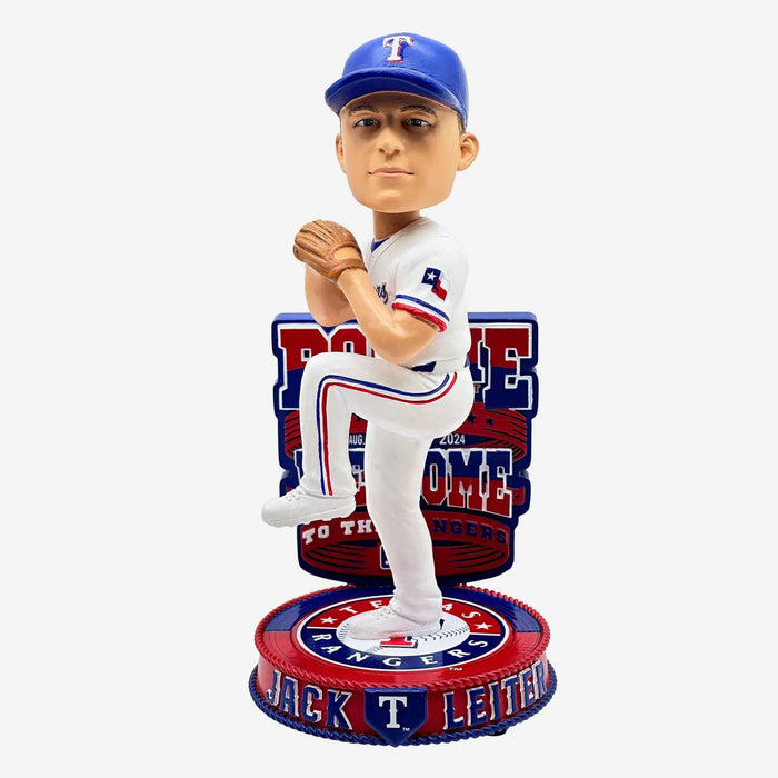 Jack Leiter Texas Rangers Major League Debut MLB Baseball Bobblehead