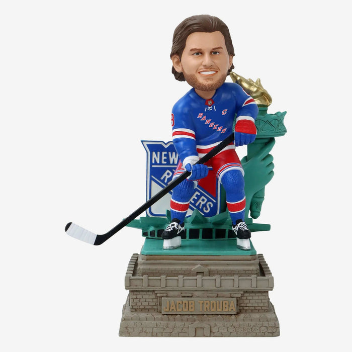 Jacob Trouba New York Rangers Statue Of Liberty NHL Hockey Bobblehead