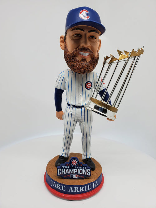 Jake Arrieta Chicago Cubs 2016 World Series Champions MLB Bobblehead