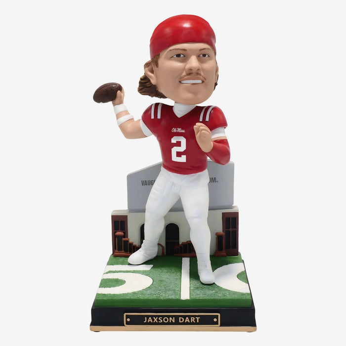 Jaxson Dart Ole Miss Rebels Gates Series NFL Football Bobblehead