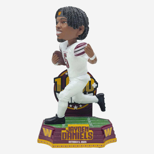 Jayden Daniels Washington Commanders 1,000 Rushing Yards In 20 Games Historic Milestone NFL Bobblehead