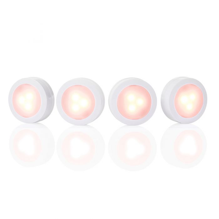JML Mood Magic Beat Sound-responsive Remote-controlled Wireless LED Lights - Pack of 4 | A001884 from JML - DID Electrical