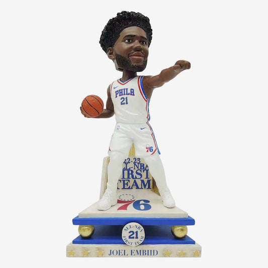 Joel Embiid Philadelphia 76ers 2023 All-NBA First Team NBA Basketball Bobblehead