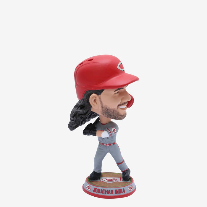 Jonathan India Cincinnati Reds Field Stripe Mini Bighead MLB Baseball Bobblehead