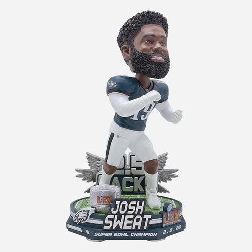 Josh Sweat Philadelphia Eagles Super Bowl LIX Champions Sack Gamebreaker NFL Bobblehead
