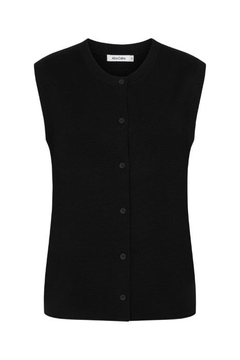 Karlie Waistcoat - Black