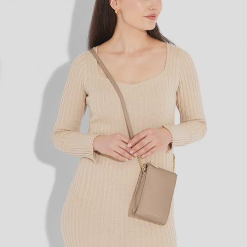 Katie Loxton Zana Slim Crossbody Nude Pink