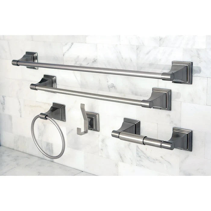 Kingston Brass Monarch 5-Piece Bathroom Accessory Set Brushed Nickel