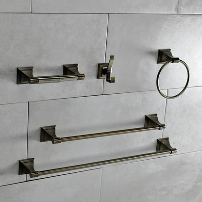 Kingston Brass Monarch 5-Piece Bathroom Accessory Set Antique Brass