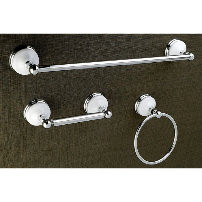 Kingston Brass Victorian 3-Piece Bathroom Hardware Set in Polished Chrome