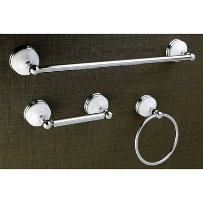 Kingston Brass Victorian 3-Piece Bathroom Hardware Set in Polished Chrome