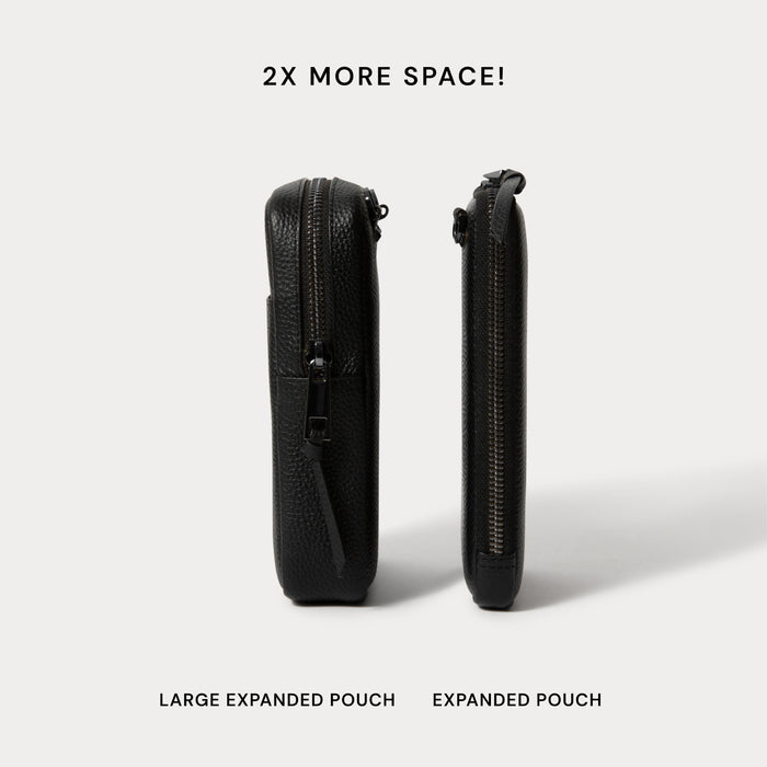 Large Expanded Pouch Set - Black/Pewter