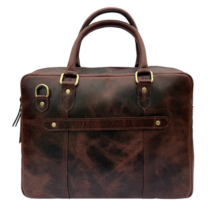Leather Messenger Bag for Men | Laptop Briefcase Satchel