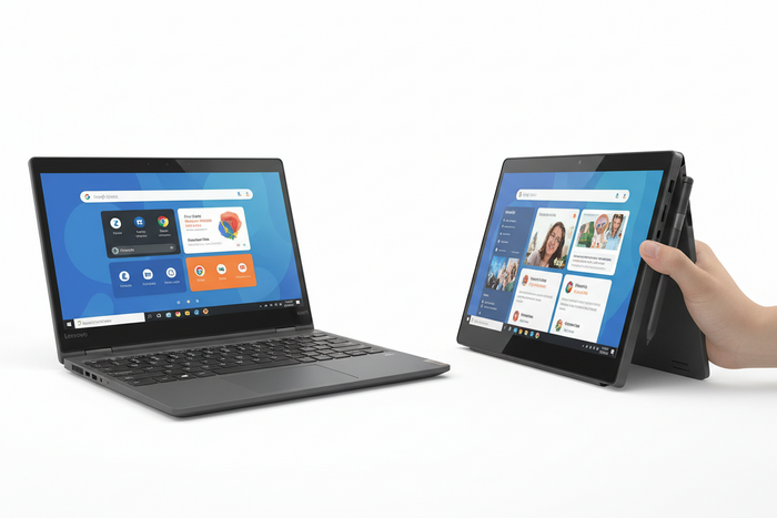 Lenovo 300e 11.6" Chromebook - Intel N4020 4GB RAM 32GB SSD Webcam Chrome OS - Coretek Computers