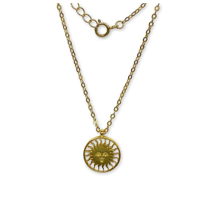 Lesunja St. Moritz sun silver gold-plated small