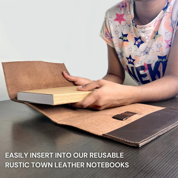 Lined Refills for Refillable Leather Journals (A5, Set of 4)