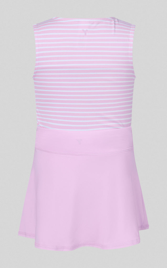 Little Girls Tank, Crossover Skort, Fanny bag Set: Pastel Lilac