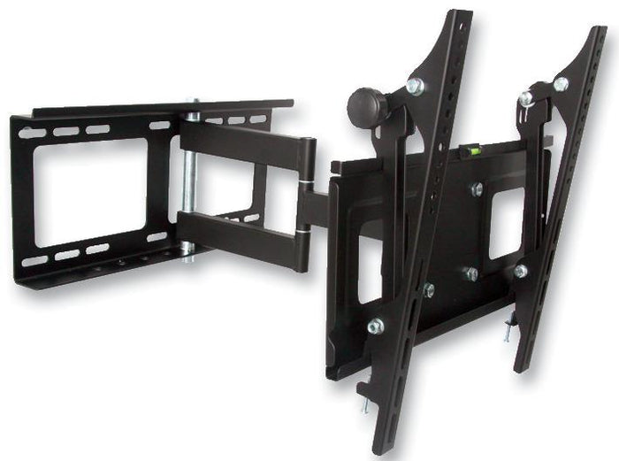 LMount LMT404FM Slim Full Motion LCD Wall Bracket for 23 inch to 42 inch Televisions Black