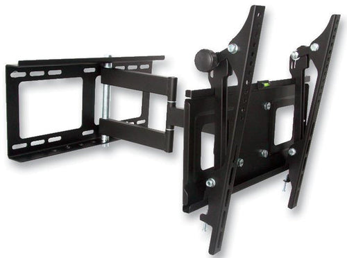 LMount LMT404FM Slim Full Motion LCD Wall Bracket for 23 inch to 42 inch Televisions Black