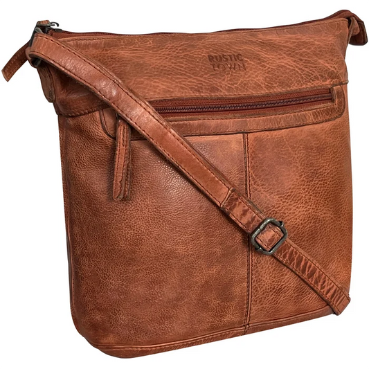 Luna Leather Sling Bag for Women, Brown