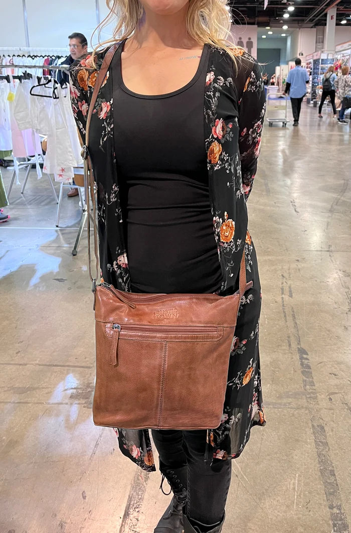 women's crossbody purse rustic town