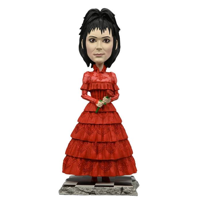 Lydia Deetz In Red Wedding Dress NECA Beetlejuice Head Knocker Bobblehead