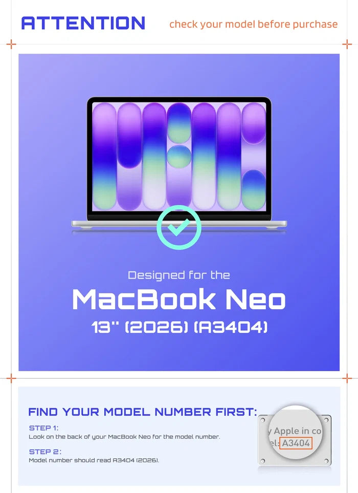 MacBook Neo 13 inch Case (2026) Unicorn Beetle Case Cover
