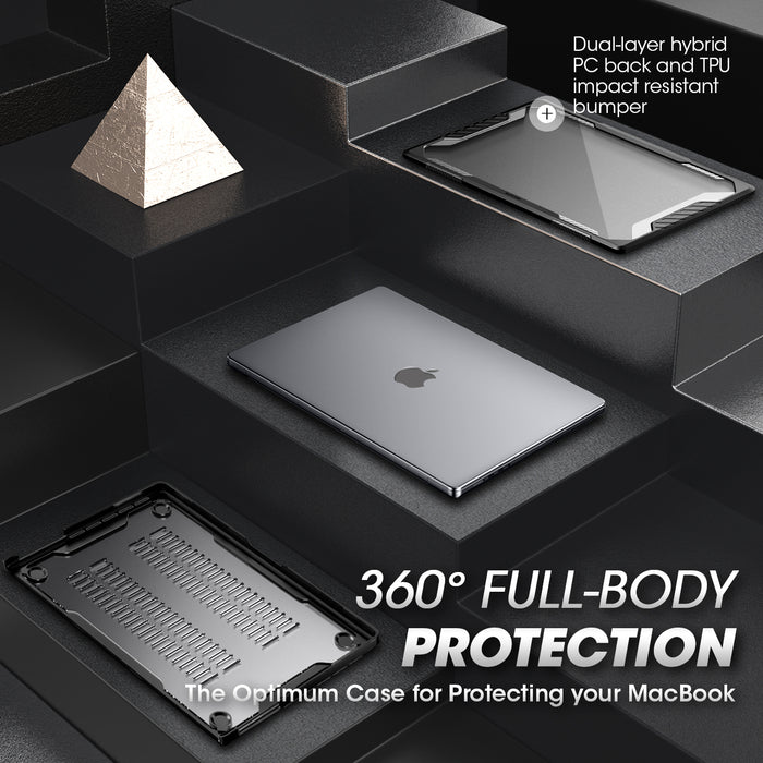 MacBook Pro 16 inch (2026-2021) Unicorn Beetle Case Cover-Black