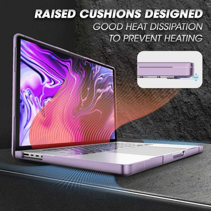 MacBook Pro 16 inch (2026-2021) Unicorn Beetle Case Cover-Purple