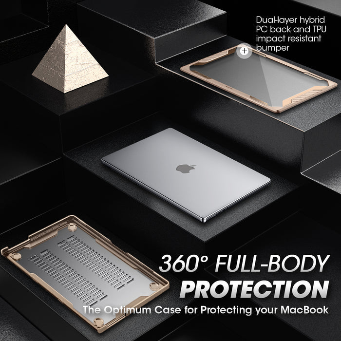 MacBook Pro 16 inch (2026-2021) Unicorn Beetle Case Cover-Tan