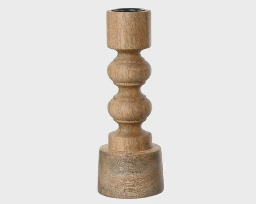Mangawood Pillar Candle Holder