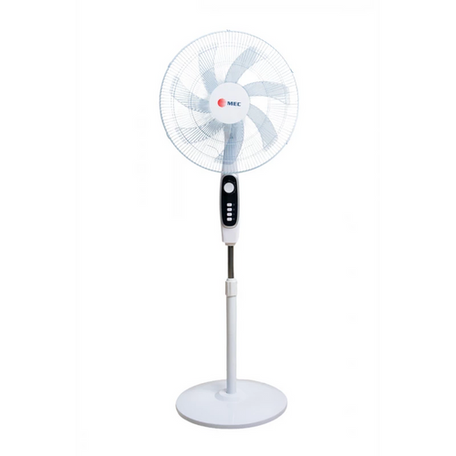 MEC Stand Fan, 18Inch, 3Speed, 5Blade's, White