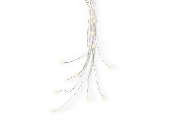 Micro LED Tree Bunch Silver Lights - 65cm