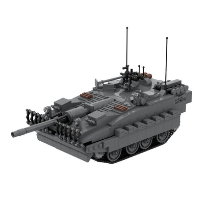 Militärpanzer STRV - 103B Klemmbausteine - LesDiy - Klemmbausteine