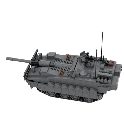 Militärpanzer STRV - 103B Klemmbausteine - LesDiy - Klemmbausteine