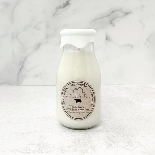 Milk Bottle Candle Ooey Gooey Butter Cake
