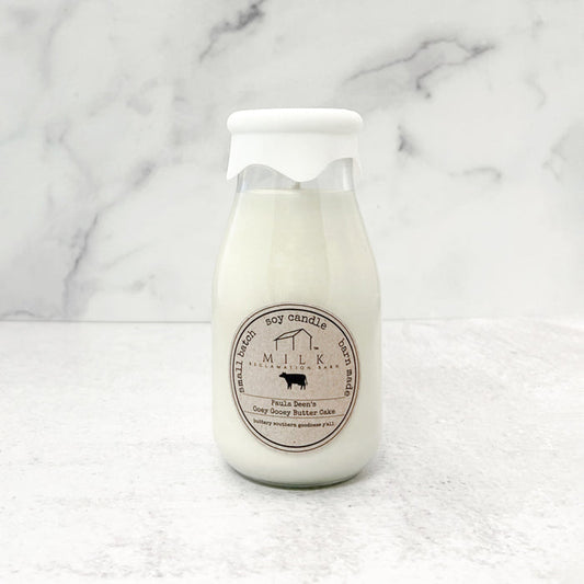 Milk Bottle Candle Ooey Gooey Butter Cake
