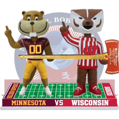 Minnesota vs. Wisconsin Football Rivalry Bobblehead (Presale)