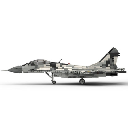 MOC - 106680 Ukraine Mig - 29 "The Ghost of Kyiv" - 1/35 Klemmbausteine - LesDiy - Klemmbausteine