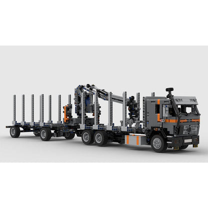 MOC - 108760 LKW NG - 1632 Forstwagen Klemmbausteine - LesDiy - Klemmbausteine