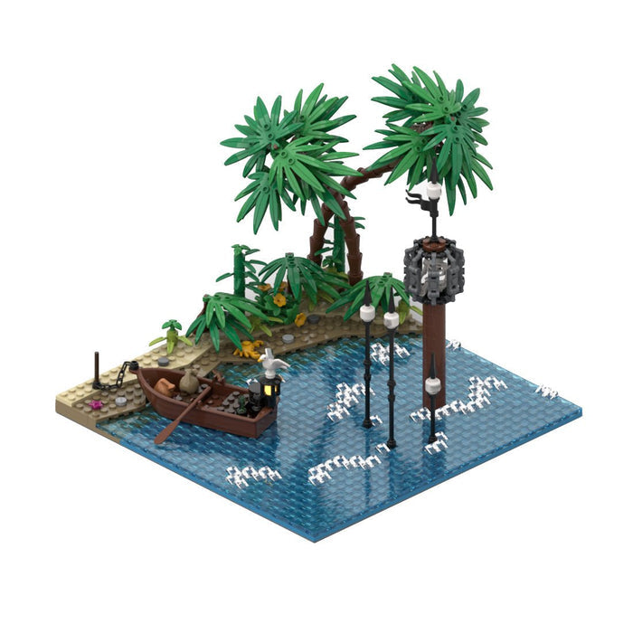 MOC - 116559 Beach with Pillory Klemmbausteine - LesDiy - Klemmbausteine
