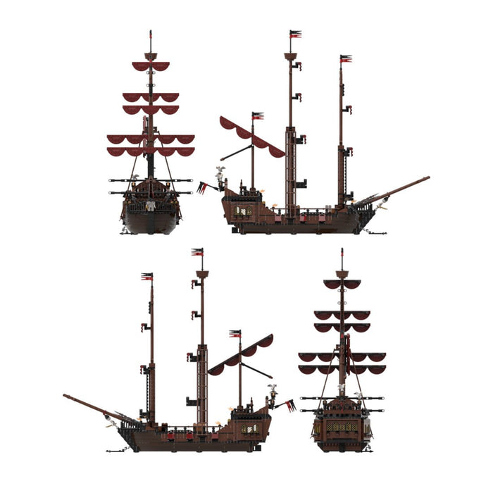 MOC - 116561 Loup de Mer Pirate Ship Klemmbausteine - LesDiy - Klemmbausteine