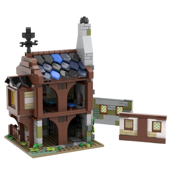 MOC - 120195 Mittelalterliches Dorfpaket 21325 Alt. Bauen Klemmbausteine - LesDiy - Klemmbausteine
