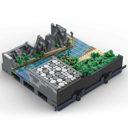 MOC - 131098 C4 - Uferunterbau Klemmbausteine - LesDiy - Klemmbausteine